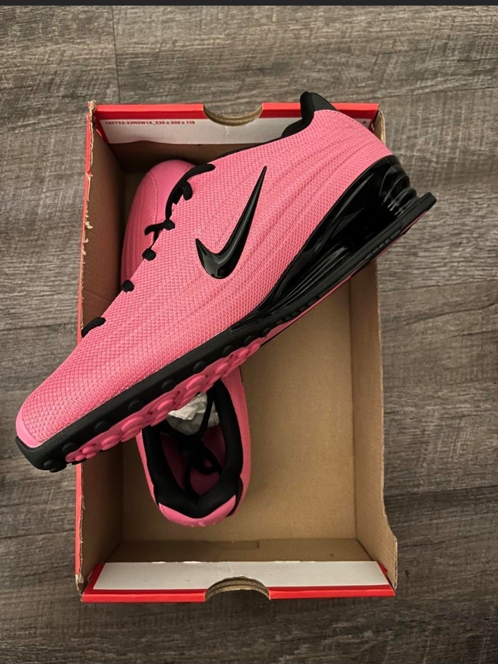 Nike Women's Pink and Black Athletic Shoes